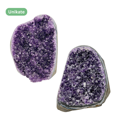 Amethyst‑Stein mit poliertem Rand - Größe XL